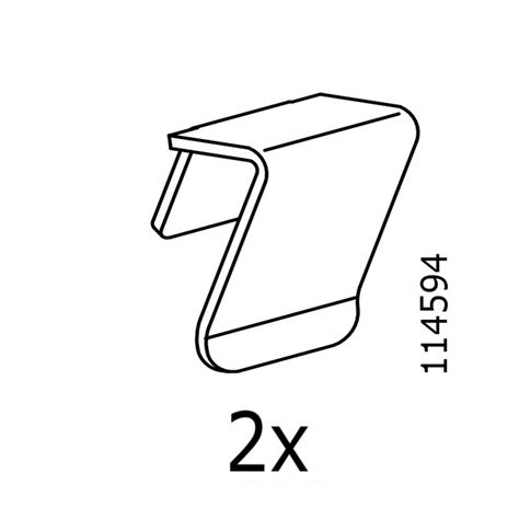 ikea ps cabinet shelf bracket steel part 114594|Cabinet Shelf Bracket Clips Steel Replacement for IKEA Part .